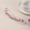 Acessórios de cabelo infantis transfronteiriços europeus e americanos, tiaras finas respiráveis de verão para bebês com estampas florais e elásticos de cabelo, adereços de cabeça e acessórios para meninas