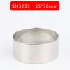 Molde para pan Saneng de tambor, círculo de mousse redondo de acero inoxidable, aro para tarta SN3476, molde para galletas, molde cortador, utensilios de horneado