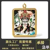 Colgante thangka pintado a mano con pintura dorada del Tíbet con grulla blanca, figura de niño, Dios Amarillo de la Riqueza, Cielo Negro Grande, Tara Verde e imágenes de Buda en caja gahu de acero de titanio