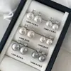Pendientes de Perla Estilo Princesa Diana Plata de Ley S999 Estilo Princesa Nicho Elegantes Pendientes de Zirconita Gama Alta Socialité Otoño e Invierno