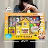 Juguetes de Casa de Juego para Niños Educativos Cocina Artificial Juguetes de Cocina Set de Vajilla para Niñas Caja de Regalo Grande Regalo Institucional
