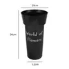 Cubeta de Flores de Agua Profunda para Uso Doméstico, Cubeta de Flores Transparente Acrílica para Floristerías, Cubeta de Flores de Agua Profunda Extra Grande de 50 cm