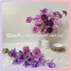 Arreglos Florales Morados para Bodas, Arreglos Florales Transfronterizos al por Mayor, Flores Decorativas para Bodas, Rosas Moradas