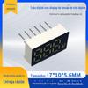 Tela digital LED tubo digital de três dígitos com exibição de símbolo de tensão luz branca exibição de tensão de pé de linha única tubo digital
