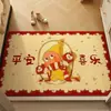 Novo Capacho de Entrada em Formato de Estrela para Hall de Entrada e Cozinha, Tapete Personalizável, Antiderrapante, Resistente à Sujeira, Resistente ao Desgaste, Capacho Removedor de Poeira