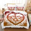 Juego de Cama Impreso Digitalmente de Calaveras para Pareja de Tres Piezas Niño Amazon Transfronterizo Juego de Tres Piezas Fabricante Venta al por Mayor