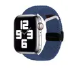 Adequado para pulseira apple iwatch apple ajustável trançada 8 pulseira apple fivela dobrável sucção magnética pulseira ultar