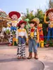 Conjunto de fantasia infantil unissex do Woody, Roupa de apresentação Toy Story, Halloween, Festival do Meio Outono e Fantasia de apresentação para o Dia Nacional