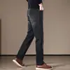 Ropa Popular para Hombre / Jeans de Otoño-Invierno para Hombre, Corte Recto, Versátiles de Negocios Ligeros, Pantalones Casuales Elásticos para Hombre