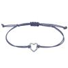 Pulsera de amor de moda simple transfronteriza pulsera de amistad tejida con hilo de cera en forma de corazón fabricantes variedad en stock gran cantidad y excelente precio