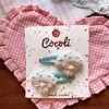 Presilhas de Cabelo Fofas de Tecido de Algodão para Primavera e Verão com Design de Cogumelo para Meninas, Scrunchies Fofos Bordados com Coração, Presilhas de Cabelo Rosa para Estudantes