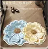 Tapete de piso de tierra de diatomeas tridimensional 3D para baño, absorbente de agua, secado rápido, antideslizante, para uso doméstico, tapete de entrada floral de satén sintético