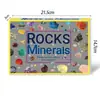 Caja Misteriosa de Piedra Cruda de Cristal Natural Navideña Piedra de Cristal Poke-a-Dot Agujero-a-Agujero Infantil Regalo Calendario de 24 Compartimentos Transfronterizo