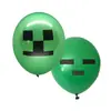 Tema Pixel Mi Mundo Decoración de Juego Set de Globos de Látex Fiesta de Cumpleaños Suministros de Decoración para Fiestas