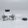 [Selección Premium] Botella Cuadrada de Acrílico de 5g Contenedor de Muestra Mini de Viaje para Crema Cosmética