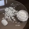 Arte de Unhas com Diamantes Triturados Brilhantes, Fio de Estrela, Glitter, Flocos de Neve Natalinos Sonhadores, Estrelas de Cinco Pontas, Borboletas, Decorações de Unhas Ultra-Finas Starburst