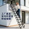 Escalera retráctil de pared, eléctrica, oculta, para uso interior y exterior, con plataforma retráctil, adecuada para edificios de varios pisos y como salida de emergencia