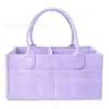Bolsa de pañales de fieltro transfronteriza de gran capacidad bolsa de almacenamiento para artículos varios bolsa para mamá para exteriores bolsa de almacenamiento de pañales de fieltro al por mayor