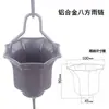 Corrente de Chuva Púrpura Estilo Japonês Liga de Alumínio Corrente de Chuva Corrente de Calha para Jardim Exterior Corrente Guia de Água Decoração de Templo Villa