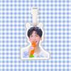 Etiqueta de equipaje de Luo Yunxi colgante para mochila cadena adorno colgante etiqueta colgante periférico mismo estilo de TikTok