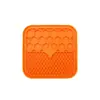 Almofada de Silicone para Cães Lamber com Ventosa Almofada de Lamber Descompressora Brinquedo de Lamber para Cães Almofada de Alimentação Lenta Almofada Anti-Engasgo para Pets