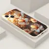 Nuevo Producto Transfronterizo, Funda de Teléfono de Flor de Magnolia de Gama Alta, Adecuada para Apple 17, Funda Suave de Silicona de Cobertura Total Anti-Caídas para iPhone 18