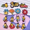 Abeja de Dibujos Animados Linda Parche de Goma Suave Pasador Ropa Papelería Accesorios DIY Decoración Plana Material de PVC