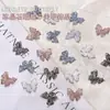 Libro Rojo Explosiones Manicura Joyería Aleación Grava Red de Mariposas Roja Nuevo Hielo Cristal Estéreo Mariposa Broca para Uñas Al por Mayor
