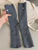Calcetines holgados de lana suaves y acogedores IOULOR, color liso, engrosados para abrigar, calcetines de longitud media estilo coreano con bucles para el pie, perfectos para otoño e invierno