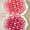 Heidi Cuentas de Resina Luminosas Cambiantes de Nieve 16 mm Patrón de Tótem Accesorios para Joyería DIY Cuentas Sueltas