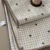 Han Feng Juego de Cubrecama de Algodón de Tres Piezas Lavado a la Arena Acolchado Cuatro Estaciones Algodón de Doble Cara Algodón de Tatami Sábana Antideslizante para Cama Cojín Kang