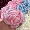 11cm Estilo Coreano Elegante Plisado Sading Flor Tridimensional Accesorios de Boda DIY Accesorios para el Cabello Zapatos Flor Pétalo Ropa Arreglo