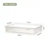 Caixa de Armazenamento de Livros e Documentos Atacado A4 Plástico Transparente Papel de Teste Estudante Papelaria Organizador de Documentos de Escritório