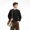 Ropa Superior para Hombre Joven Estilo Montaña para Deportes Invernales al Aire Libre, Camisetas Casuales Sueltas de Cuello Redondo, Sudaderas de Manga Larga de Moda y Versátiles