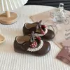 Zapatos Infantiles Estilo Coreano para Niñas Primavera 2026, Zapatos Mary Jane, Zapatos de Piel, Zapatos Suaves para Bebé, Zapatos de Princesa