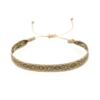 Pulsera de Estilo Bohemio con Patrón de Corte Español para Mujer, Joyería Hecha a Mano con Cintas Tejidas de Estilo Étnico Nepalí