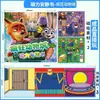 Plantas vs. Zumbis Popular Livro Magnético Silencioso Criativo DIY Sem Estresse Brinquedo Educacional Infantil Adesivos