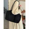 Otoño Invierno Retro Versátil Bolso Tote de Gamuza para Mujer Nuevo Gran Capacidad de Gama Alta Simple para el Trabajo Bolso de Hombro