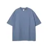 Nuevo Producto de Manga Corta 275g Tono Tierra Holgado Camiseta de Manga Corta Lisa para Hombre Niebla Algodón Puro Marca Trendy para Hombre Ropa para Hombre Tallas Grandes