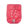 Pantalones sanitarios para perros con broches, a prueba de fugas, resistentes a la suciedad, lavables y reutilizables, ajustados sin volumen, pañales para cuidado en casa para perras