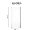 Vidrio de Borosilicato Alto Hidropónico Planta Transparente Bambú de la Suerte Flor Flor Fresca Decoración de Mesa Botella de Paisaje Ecológico