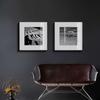 Vivian Moderno Simple Mural de Arte Blanco y Negro Sala de Estar Dormitorio Álbum de Fotos Pintura Colgante Entrada Sala Modelo Pintura Decorativa