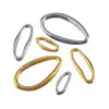 Aço Inoxidável Dourado Conector de Armação Irregular Anel Irregular Contínuo Acessórios de Joia Pingente Atacado