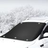 Escudo de nieve magnético para coche parasol para coche protector contra heladas parasol engrosado a prueba de heladas anticongelante protector solar cubierta de coche