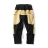 Pantalones de chándal jogger personalizados con efecto desgastado para hombre, con un atrevido diseño de estampado de espuma. Pantalones de chándal para hombre, modernos y de corte holgado