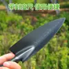 Juego de tres piezas negro de palas y rastrillos, palas pequeñas de flor de acero al manganeso, varias opciones para jardinería al aire libre y herramientas de playa