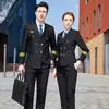 2023 nueva ropa de ferrocarril hombres y mujeres profesional tripulación de trenes de alta velocidad pilotos Colegio de Ferrocarriles uniforme de aviación conjunto Venta al por mayor