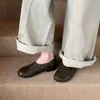 Zapatos de Primera Cita Estilo Retro con Punta Dividida y Boca Profunda para Mujer, Zapatos Casuales Retro Mary Jane