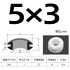Ranura Ensanchada Tipo Elevado Silicona Doble Cara Bobina Protectora de Cable Salida de Cable Anillo de Goma Silicona Anillo Protector de Cable Resistente a Altas y Bajas Temperaturas Anillo de Sellado
