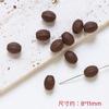 Cerámica de rosa negra de alta calidad, hecha a mano a alta temperatura, con cuentas, DIY, hecha a mano, joyería, pulsera, collar, aretes, cuentas, accesorios